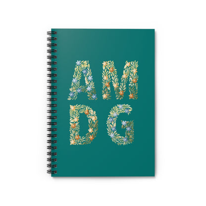 AMDG Ad Majorem Dei Gloriam - Ruled Line Spiral Notebook