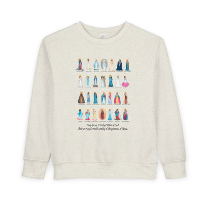 Titles of Mary Toddler Sweatshirt