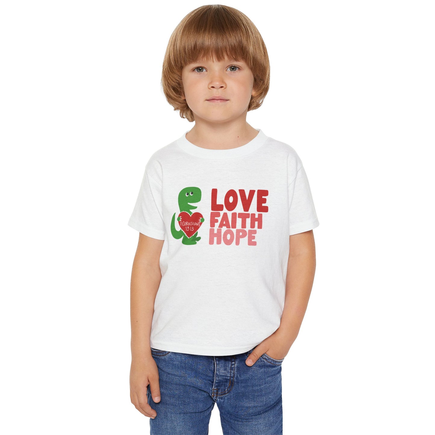 1 Corinthians Dino Toddler T-shirt