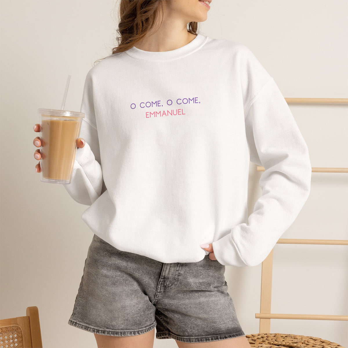 “Come, O Come Emmanuel” Advent Sweatshirt