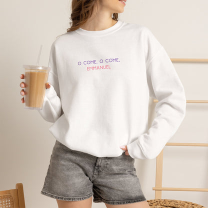 “Come, O Come Emmanuel” Advent Sweatshirt