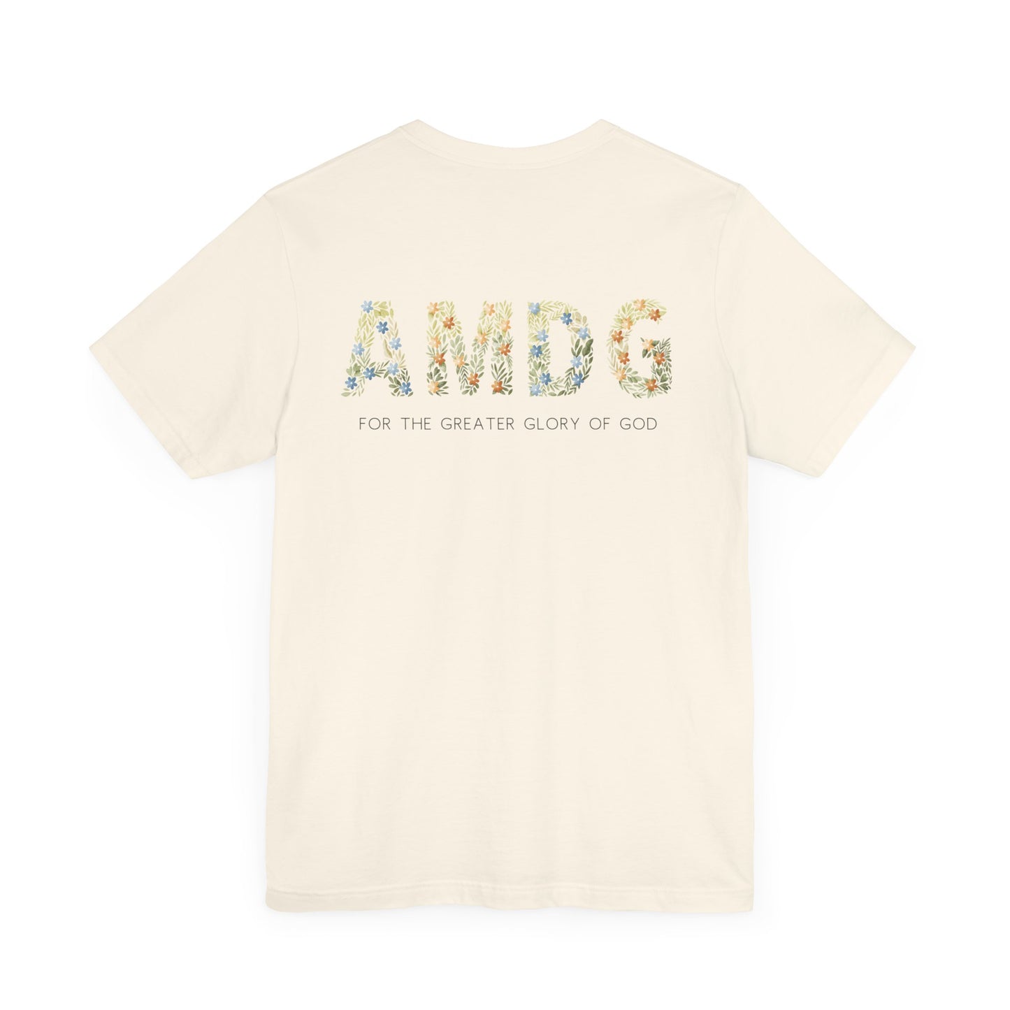 AMDG Floral T-Shirt