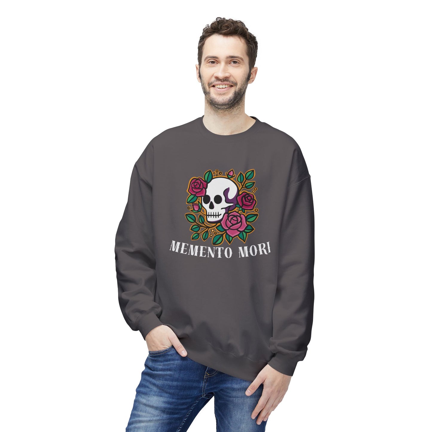 Memento Mori Fleece Crewneck Sweatshirt