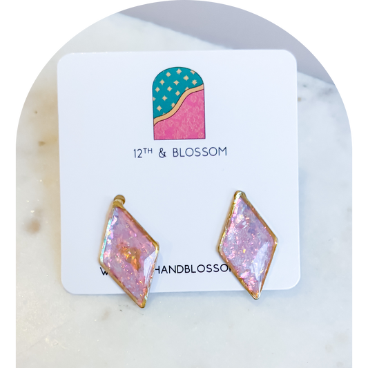 Pink Iridescent Diamond (One Off)