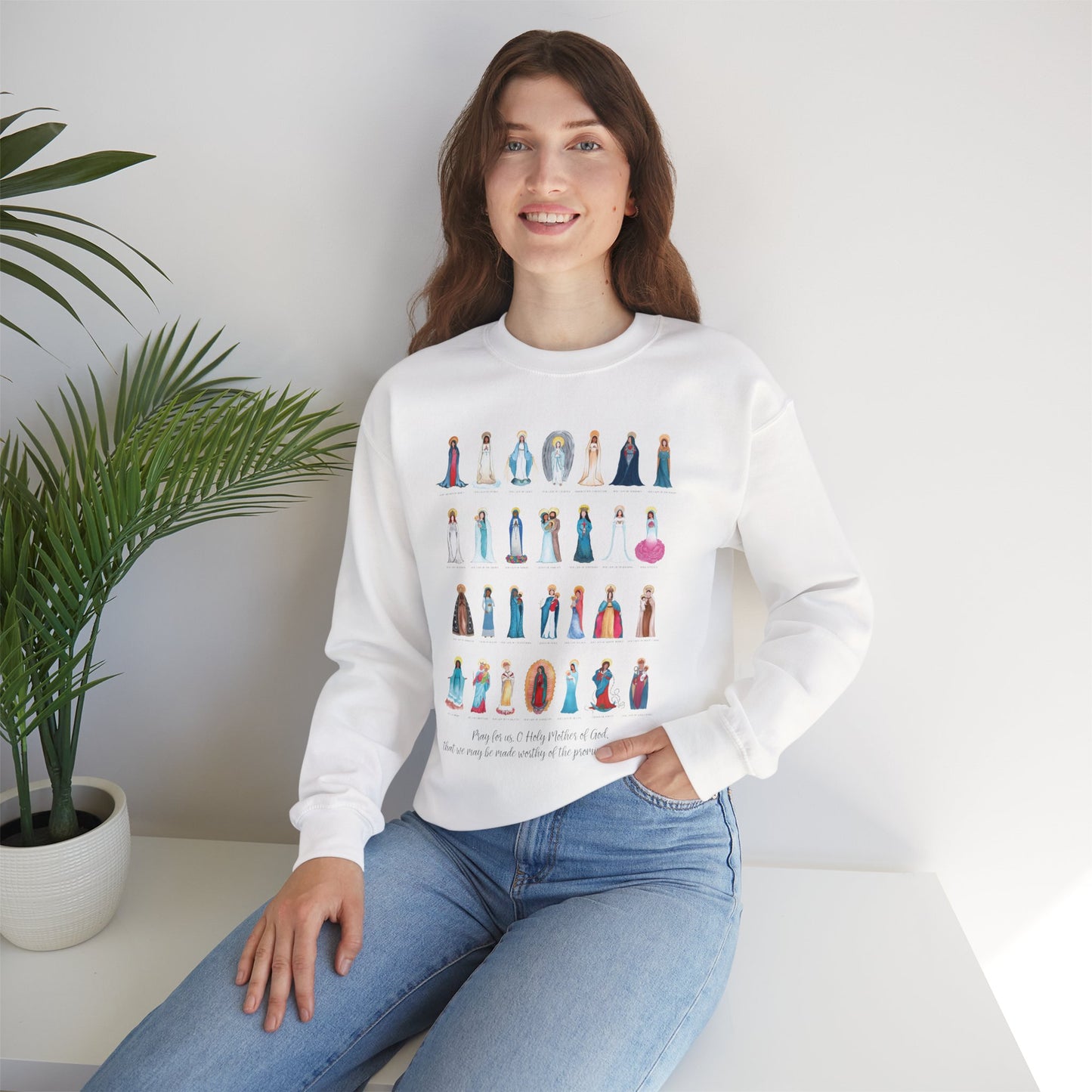 Titles of Mary Crewneck Sweatshirt
