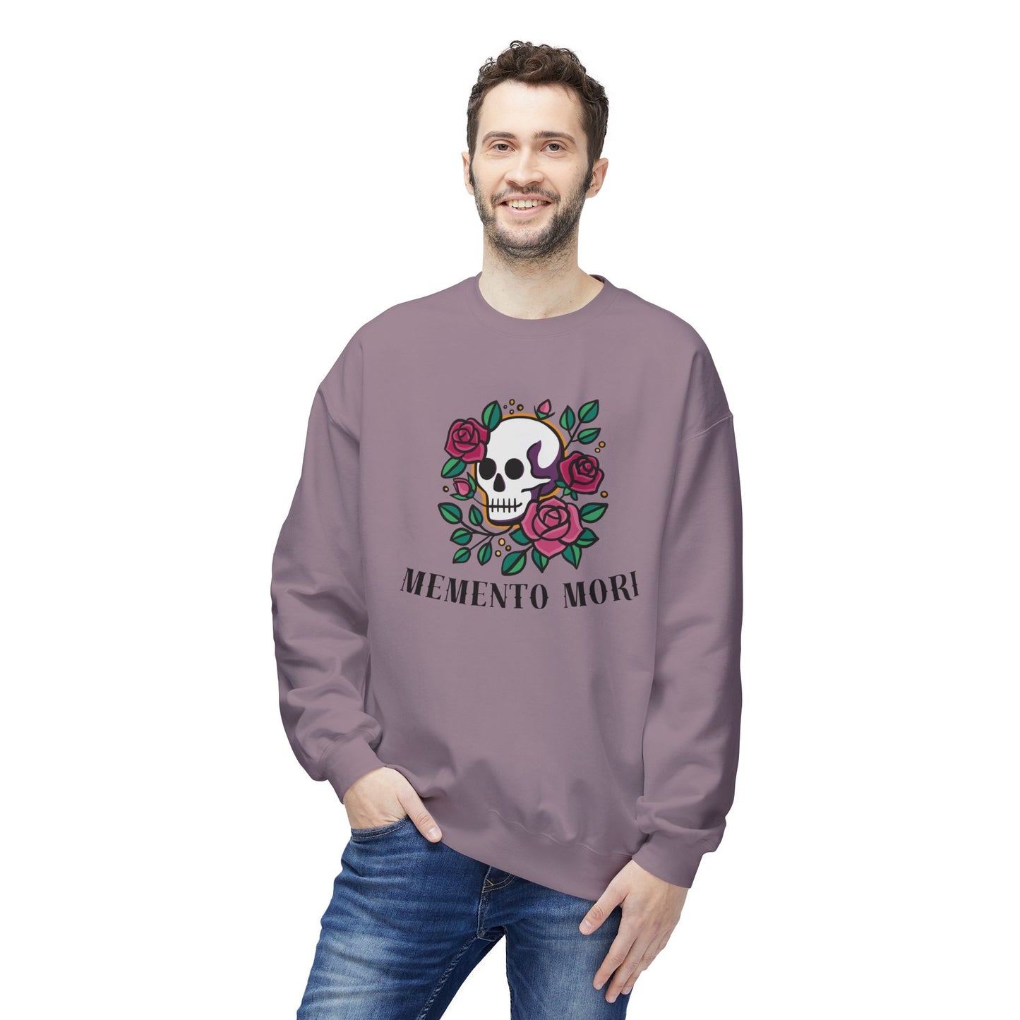 Memento Mori Fleece Crewneck Sweatshirt