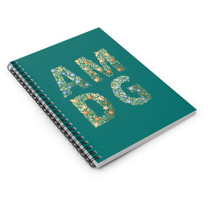 AMDG Ad Majorem Dei Gloriam - Ruled Line Spiral Notebook