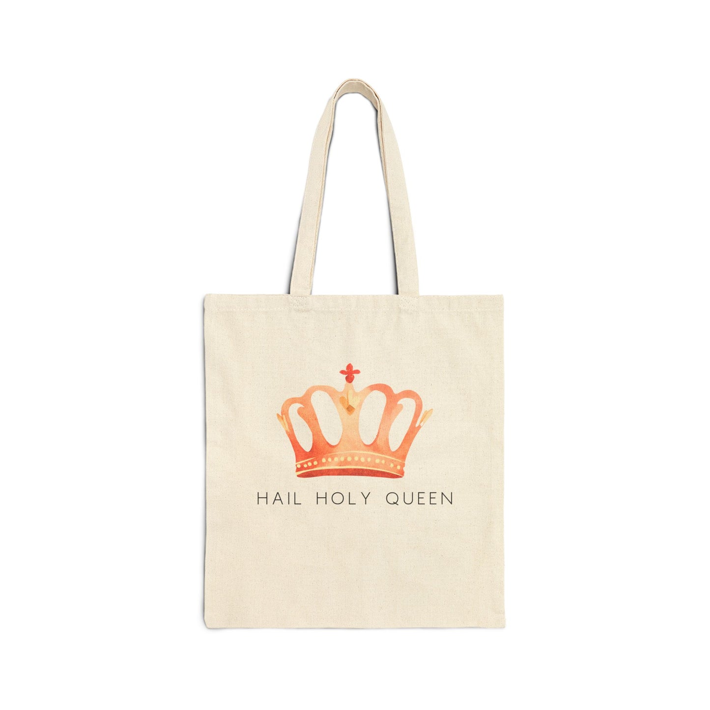 Hail Holy Queen - Cotton Canvas Tote Bag