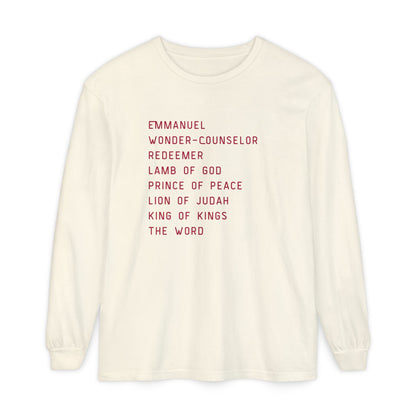 The Most Holy Name of Jesus Long Sleeved Tee