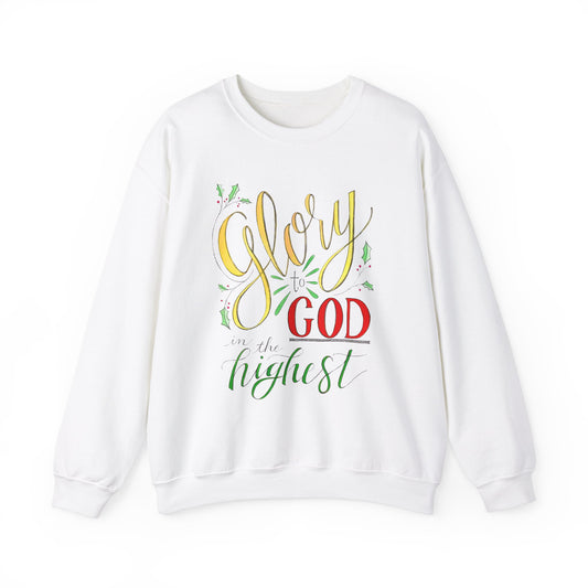 Glory to God in the Highest - Unisex Heavy Blend™ Crewneck Sweatshirt