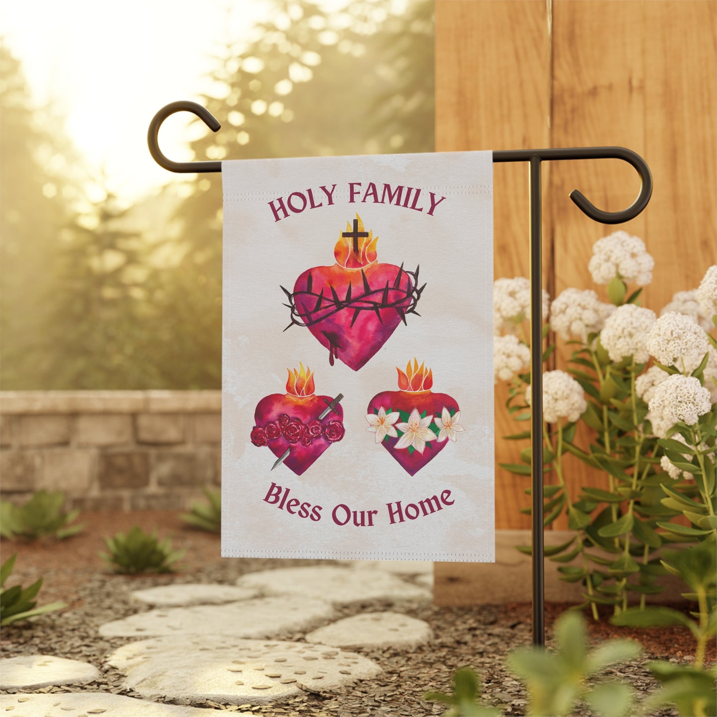 Holy Family Garden Flag