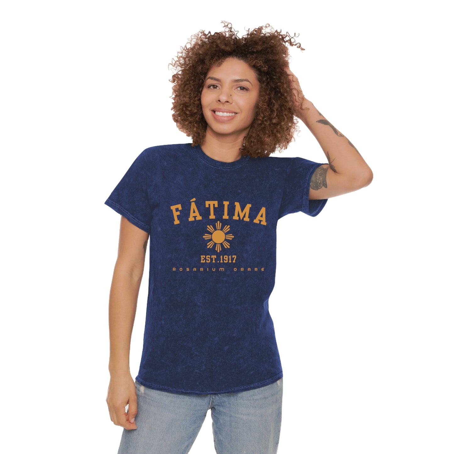 Fatima - Unisex Mineral Wash T-Shirt