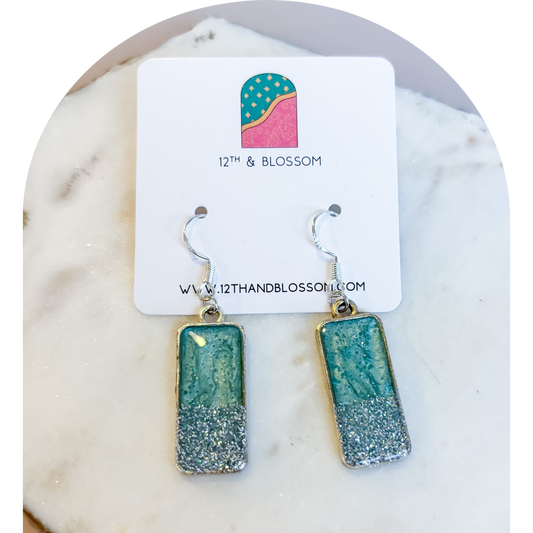 Green and Silver Pillar (One Off)