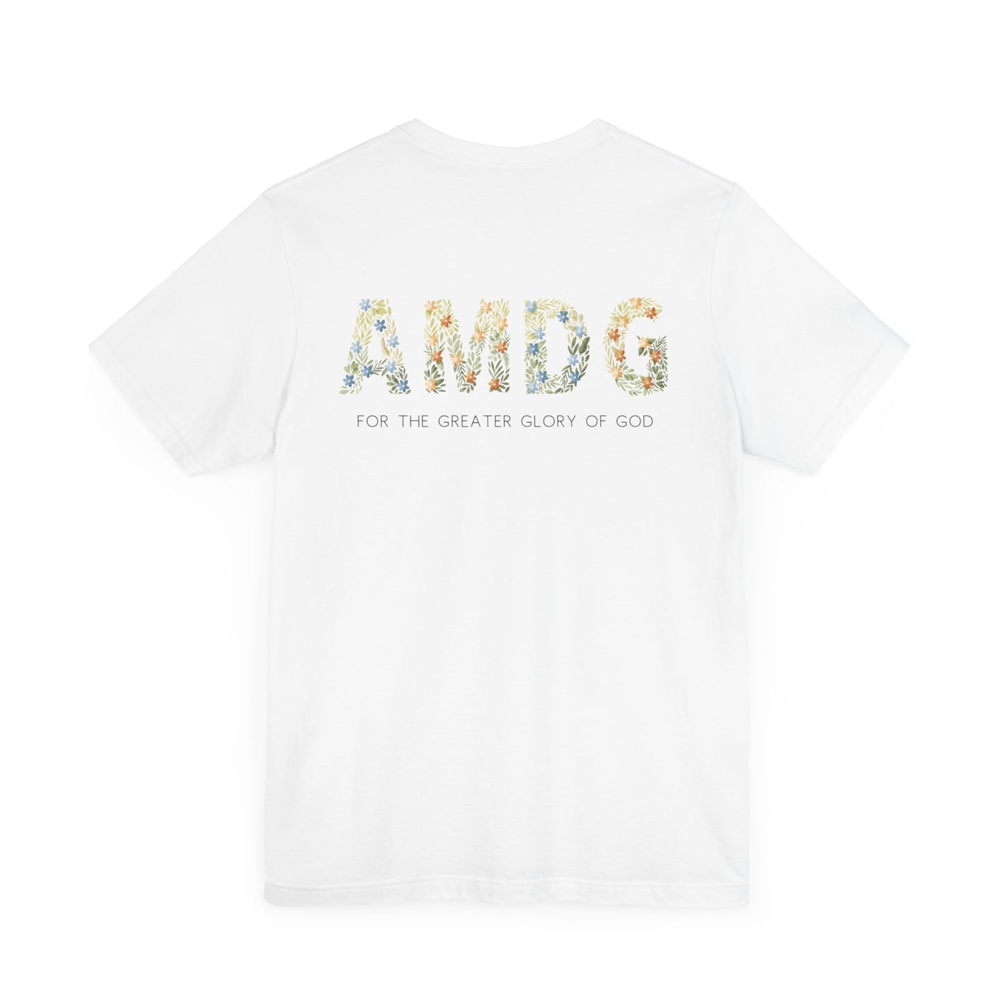 AMDG Floral T-Shirt