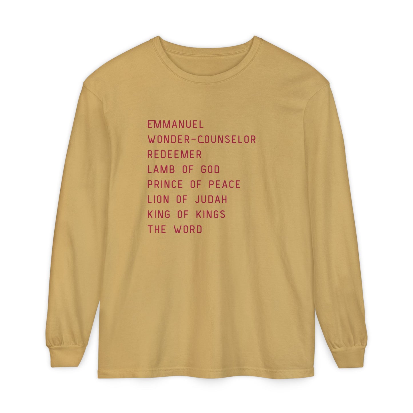 The Most Holy Name of Jesus Long Sleeved Tee