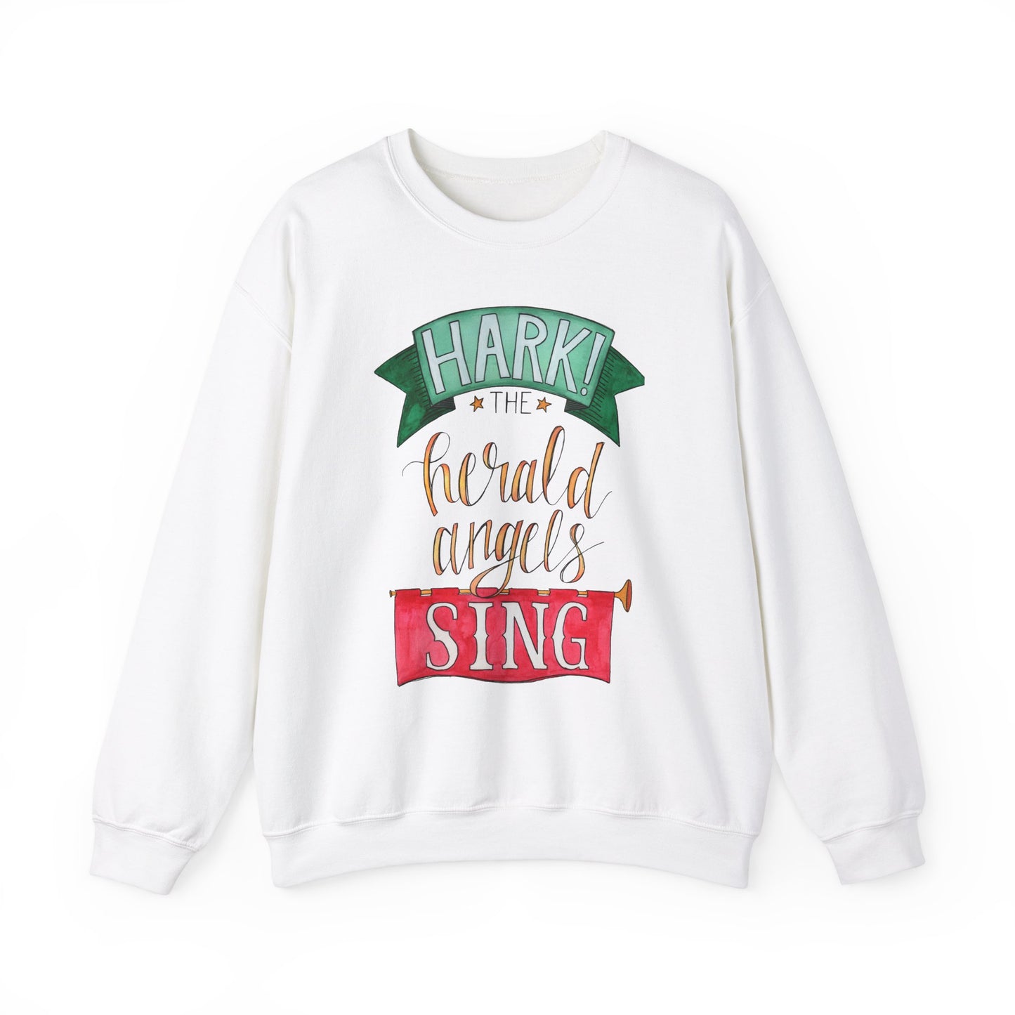 Hark the Herald Angels Sing - Unisex Heavy Blend™ Crewneck Sweatshirt