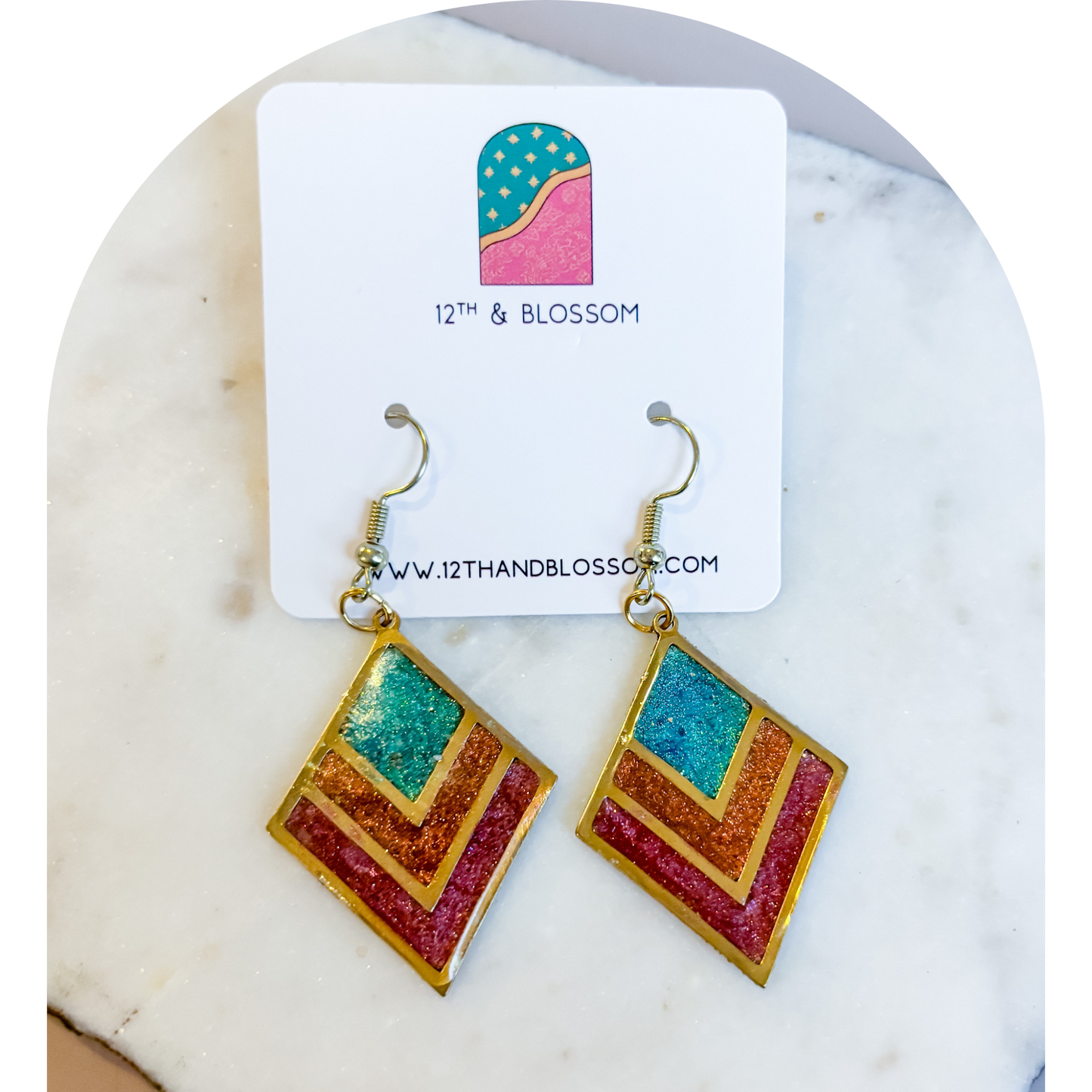 Guadalupe Diamond Dangle (One off)