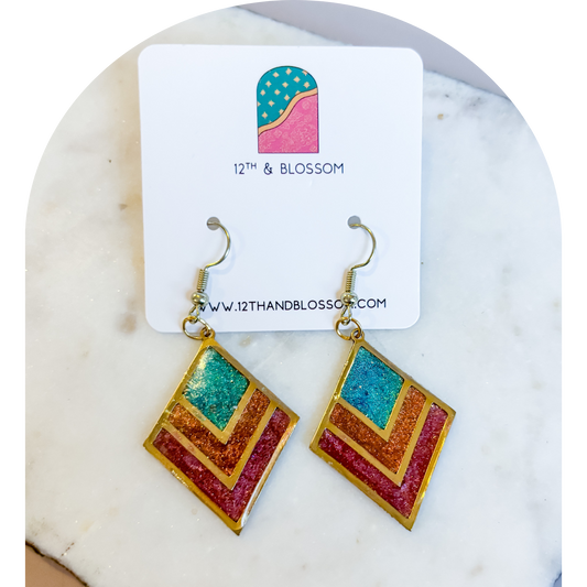 Guadalupe Diamond Dangle (One off)