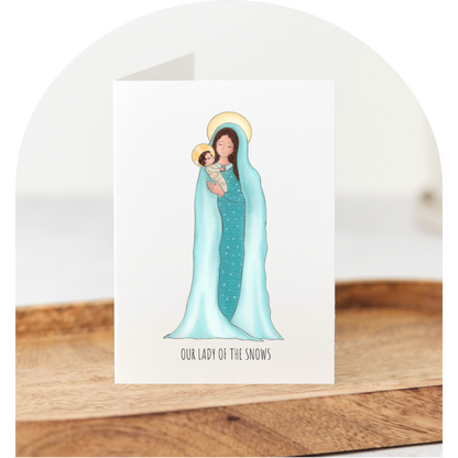 Our Lady of the Snows Blank Notecards Set of 10