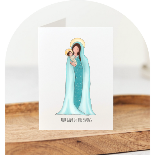 Our Lady of the Snows Blank Notecards Set of 10