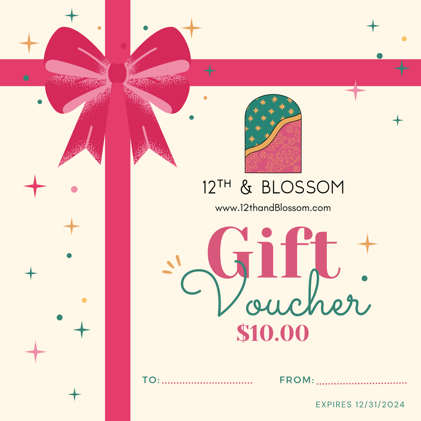 12th and Blossom Gift Card