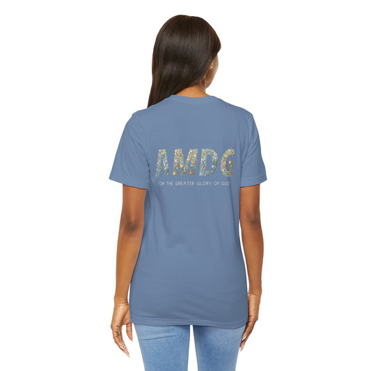 AMDG Floral T-Shirt