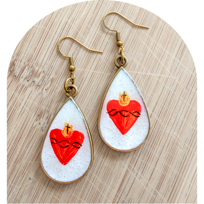 Earrings - Sacred Heart