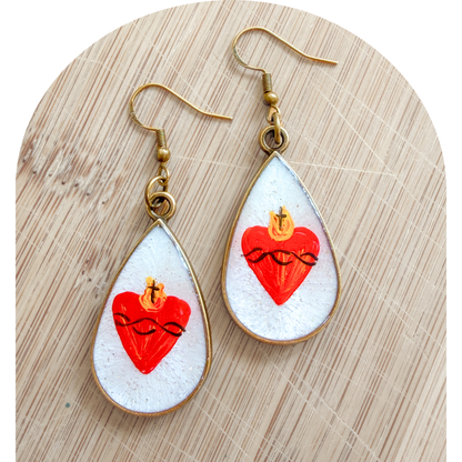 Earrings - Sacred Heart