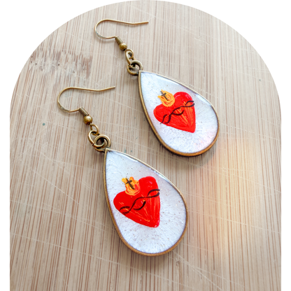 Earrings - Sacred Heart