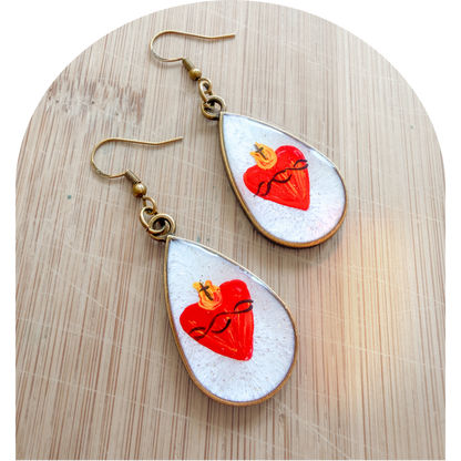 Earrings - Sacred Heart