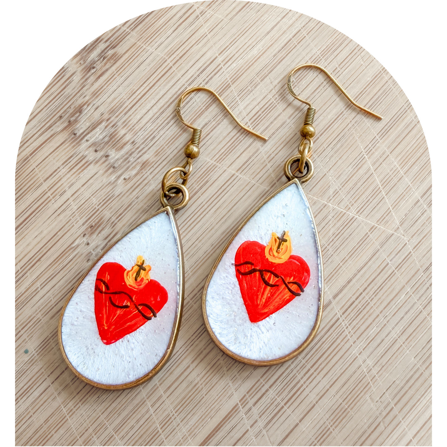 Earrings - Sacred Heart