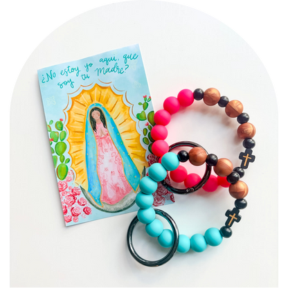 Guadalupe Rosary Decade Key Ring