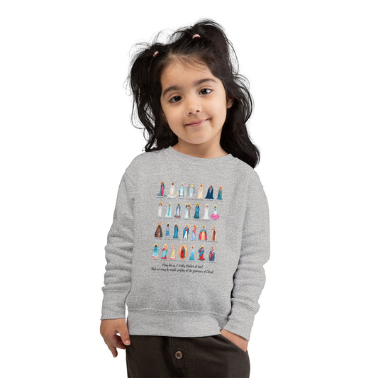 Titles of Mary Toddler Sweatshirt
