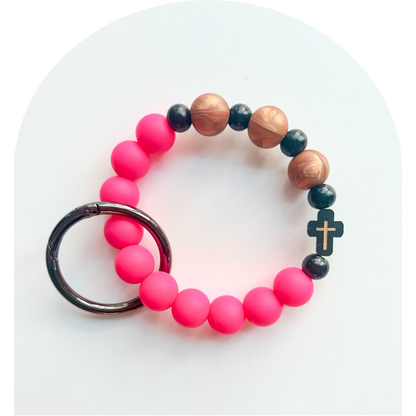 Guadalupe Rosary Decade Key Ring