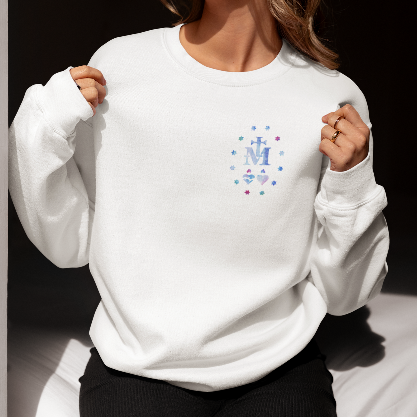 Miraculous Medal Emblem Sweatshirt