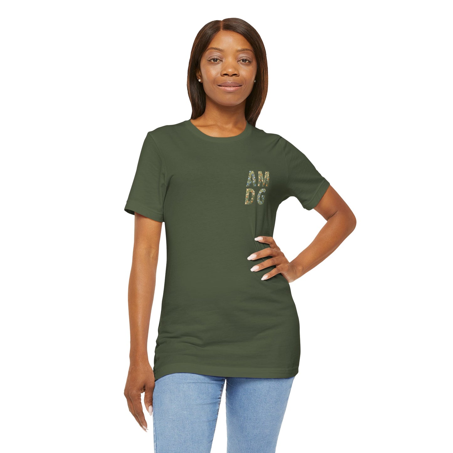 AMDG Floral T-Shirt