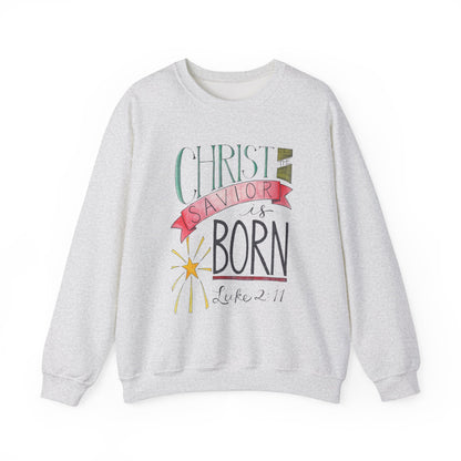 Christ the Savior is Born - Unisex Heavy Blend™ Crewneck Sweatshirt
