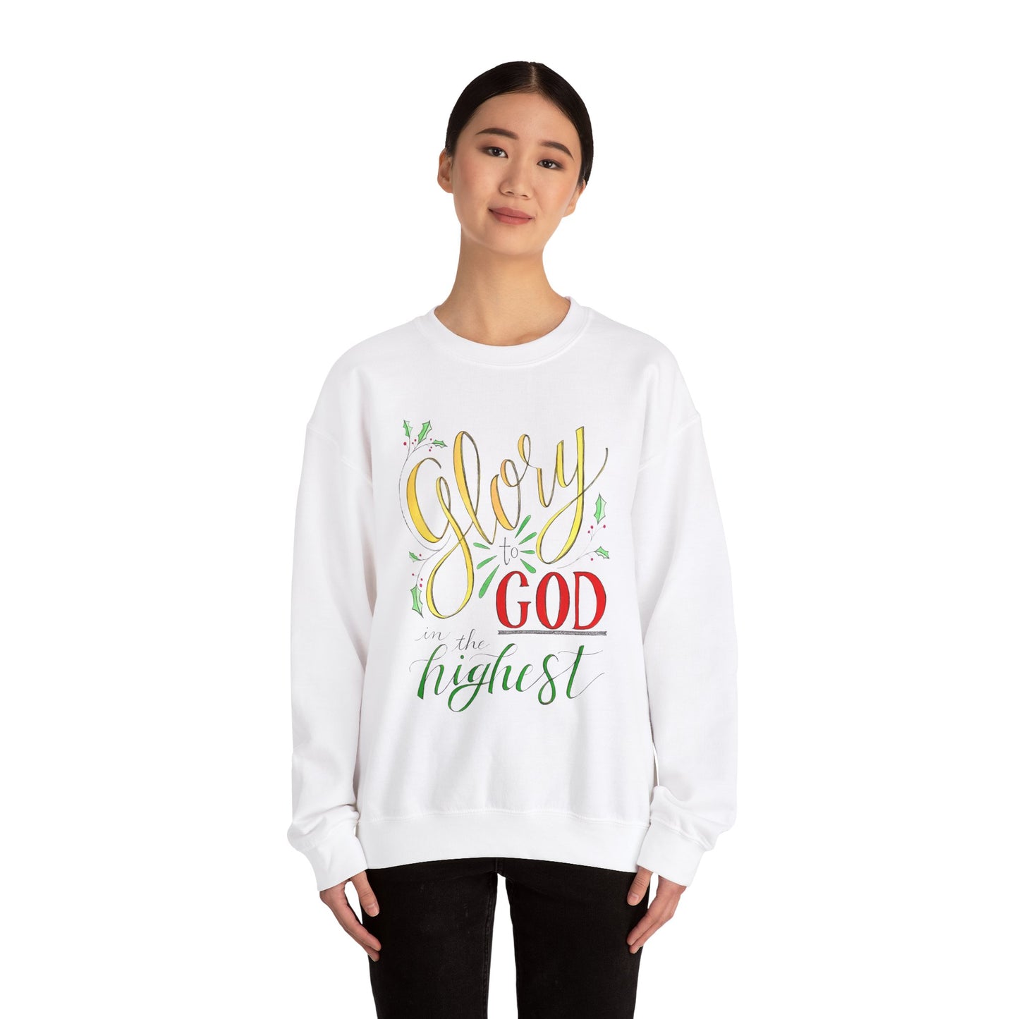 Glory to God in the Highest - Unisex Heavy Blend™ Crewneck Sweatshirt