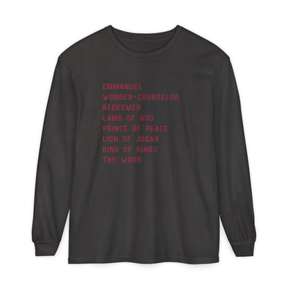 The Most Holy Name of Jesus Long Sleeved Tee