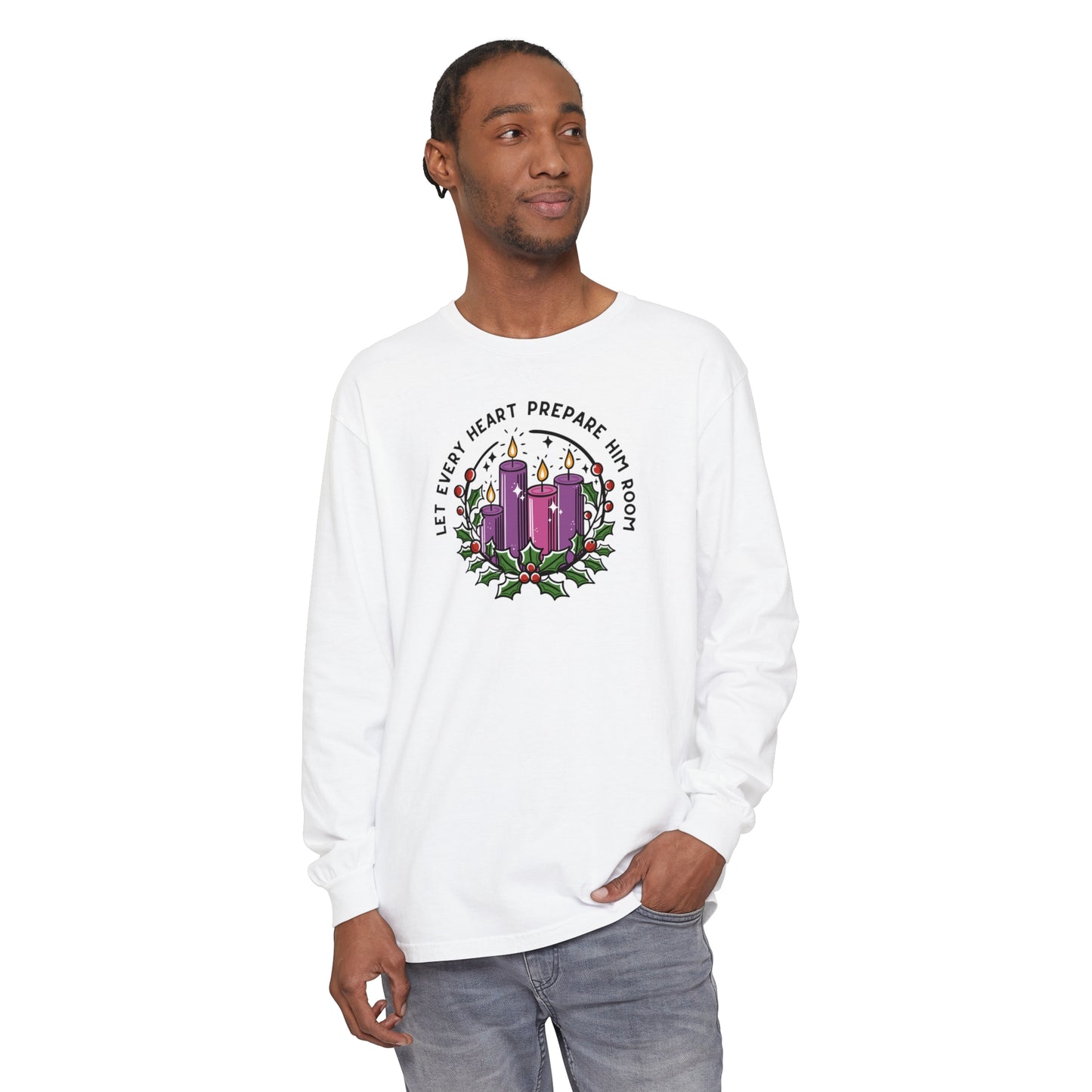 Let Every Heart Prepare Him Room Long Sleeved Tee