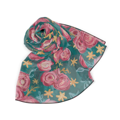 Guadalupe Print Poly Scarf