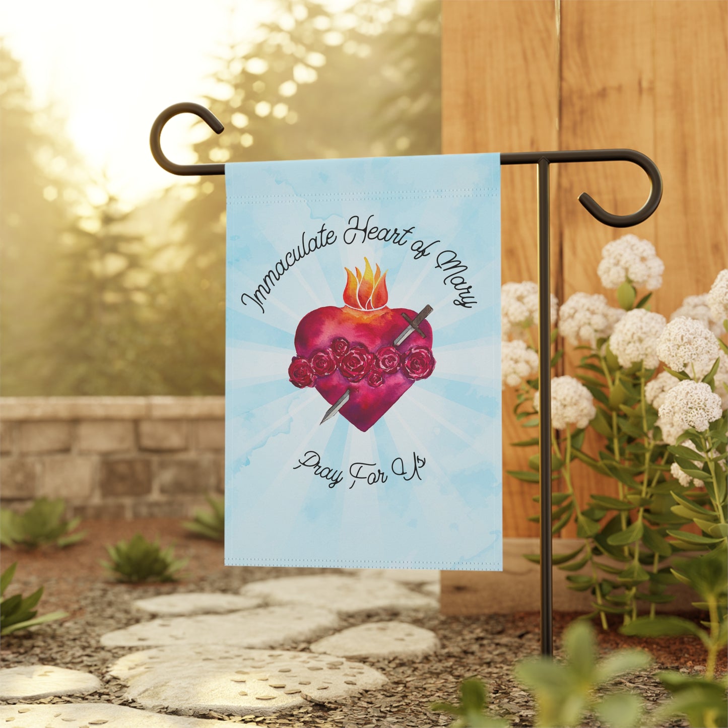 Immaculate Heart of Mary Garden Flag