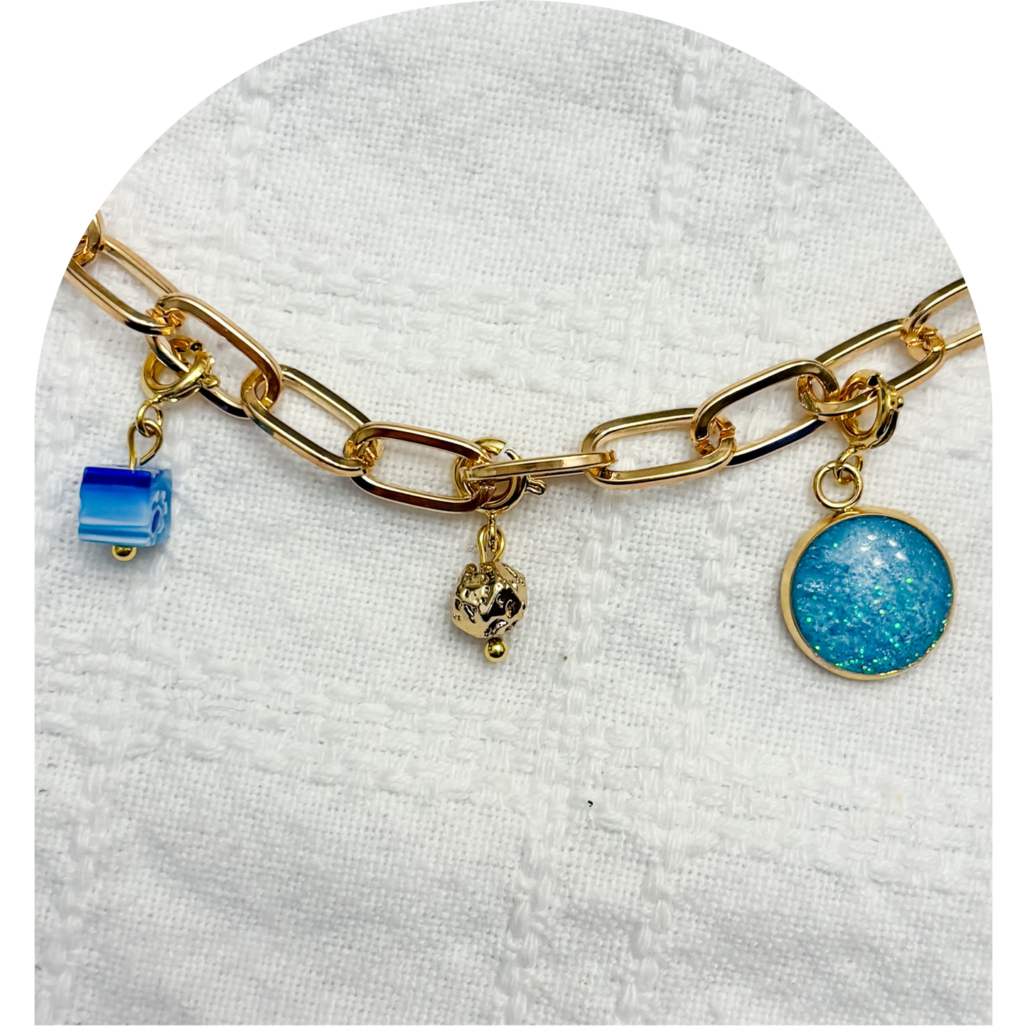 Charm Set - Our Lady of Lourdes (Gold or Silver)