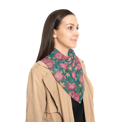 Guadalupe Print Poly Scarf