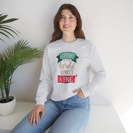 Hark the Herald Angels Sing - Unisex Heavy Blend™ Crewneck Sweatshirt