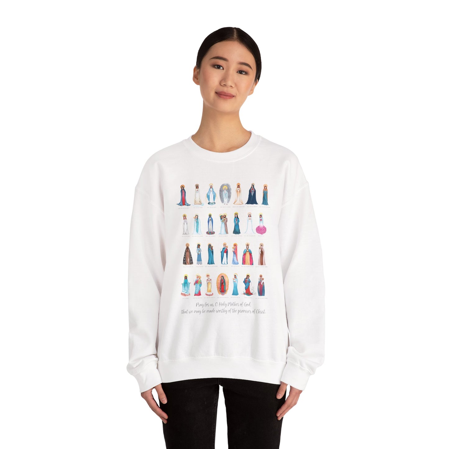 Titles of Mary Crewneck Sweatshirt
