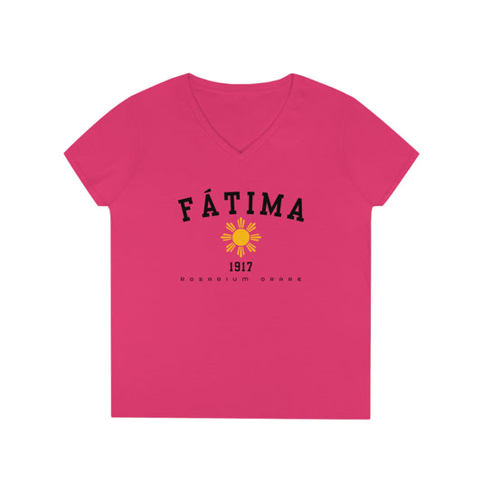 Fatima Ladies' V-Neck T-Shirt