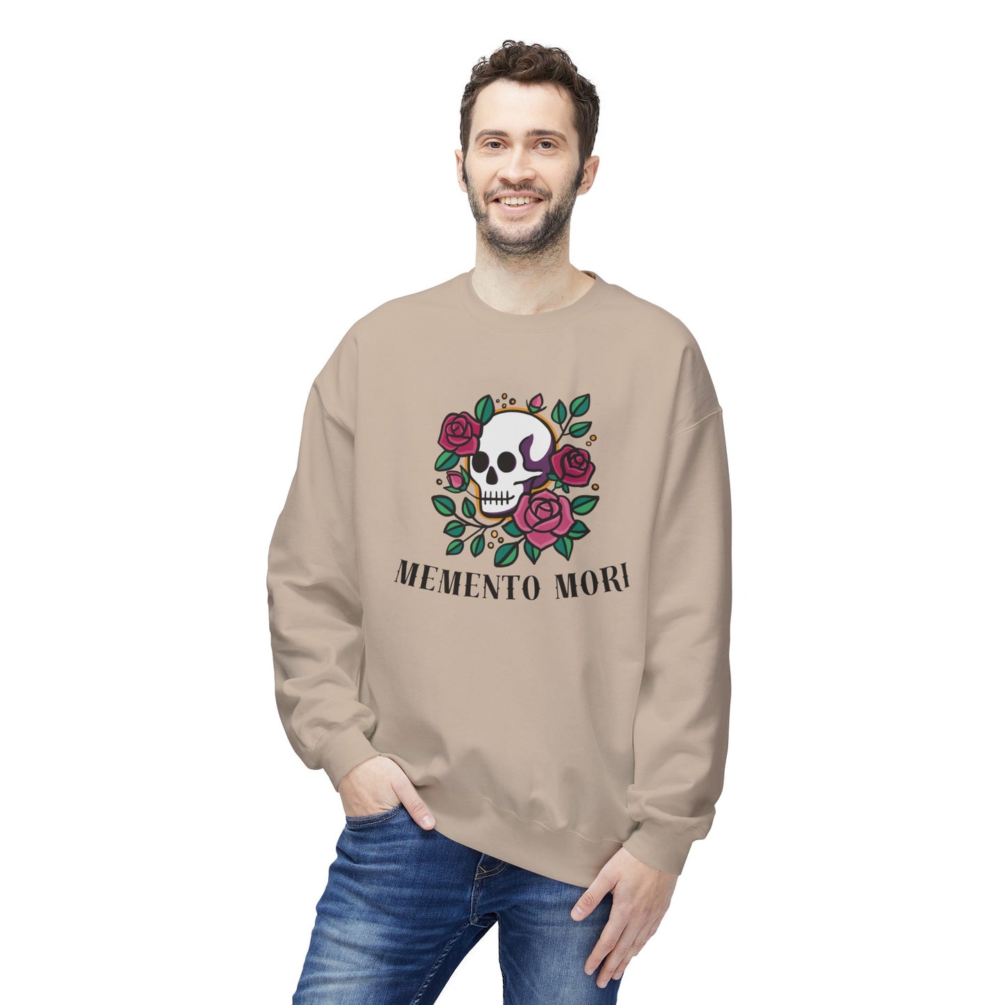 Memento Mori Fleece Crewneck Sweatshirt