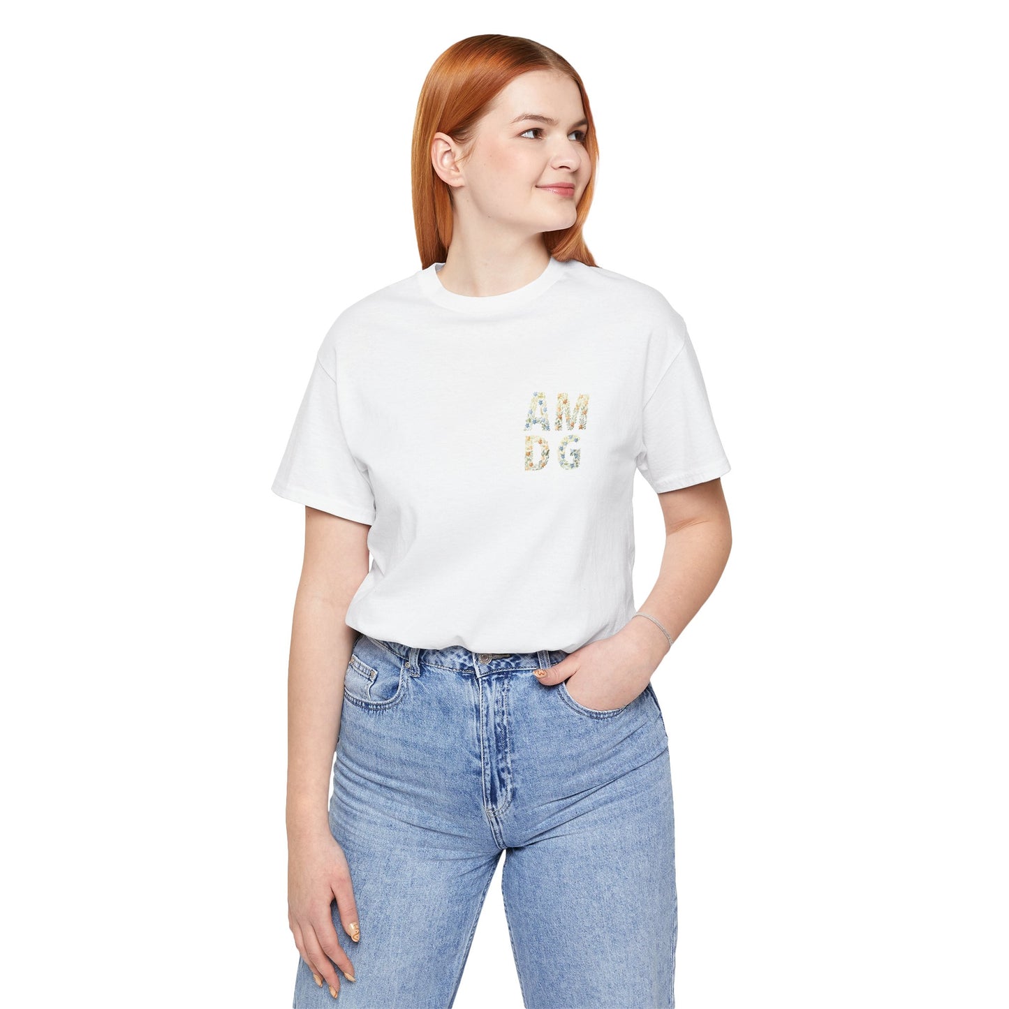 AMDG Floral T-Shirt