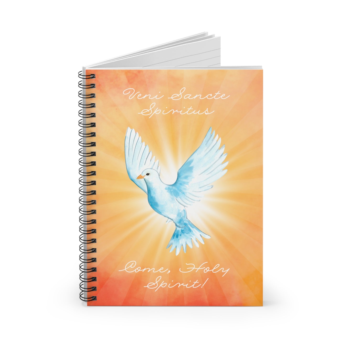 Come Holy Spirit - Ruled Line Spiral Notebook